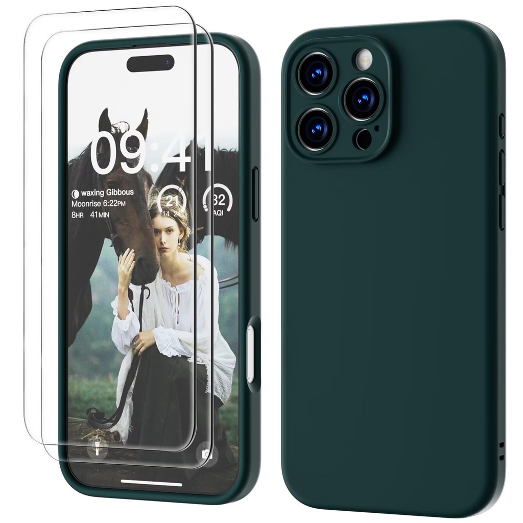 GOODVISH 3 IN 1 for iPhone 16 Pro Max Case 6.9 inch, Upgraded Camera Protection, 2 Pack HD