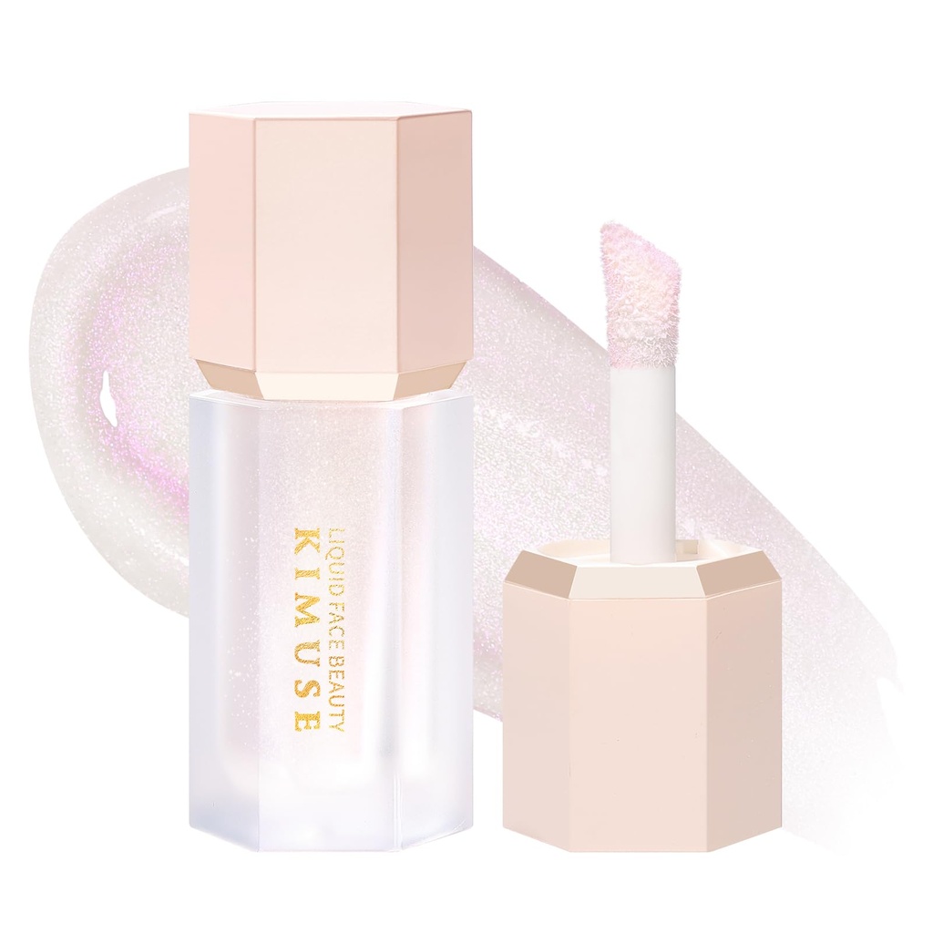 KIMUSE Soft Natural Glow Liquid Filter, Weightless, Long-Wearing, Smudge Proof, Natural-Loo