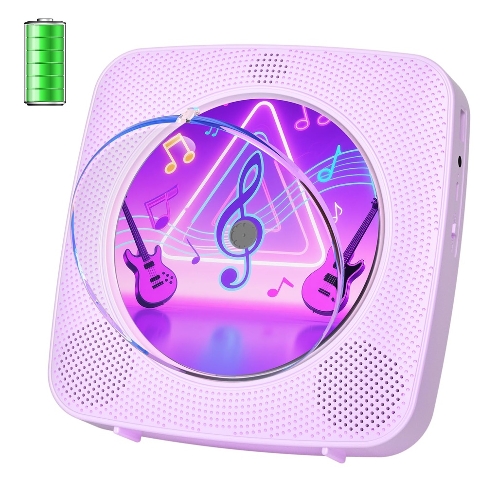 CD Player Portable: Kegaudio CD Players for Home with Speakers Bluetooth Remote Control
