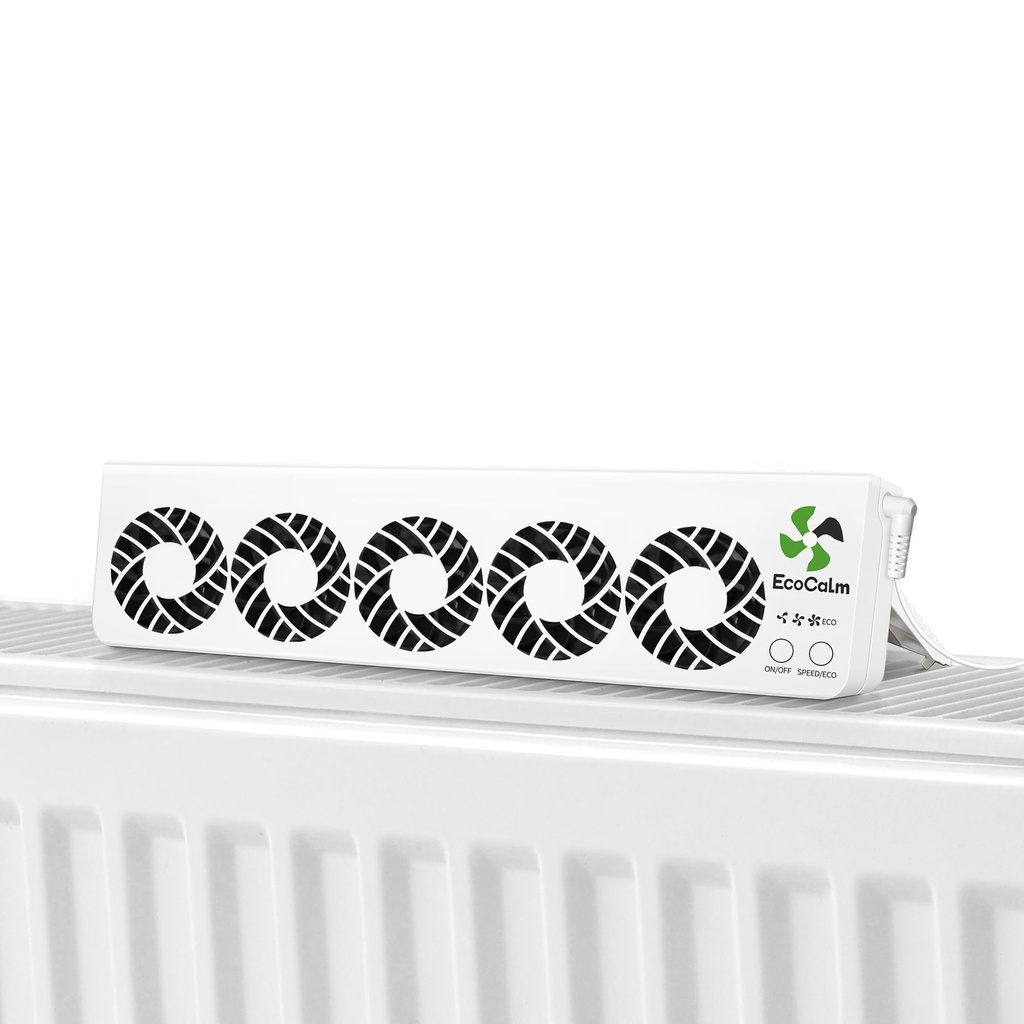 EcoCalm Radiator Fan Booster 3.0 for Home Single Set, Smart Radiator Ventilator Increase th
