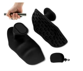 SUPRROW Anti-Slip Gym Hand Grips for Weight Lifting - Rubber Workout Gloves for Men and Wom