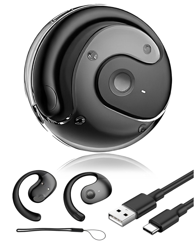 coalwop AI Language Translation Earbuds Real Time 144 Languages Translating Microphone 48h Battery Life Bluetooth