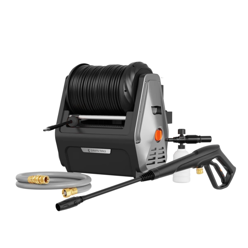 Giraffe Tools Wall Mounted Pressure Washe Essential, Max 2400 PSI, 2.0 GPM Electric