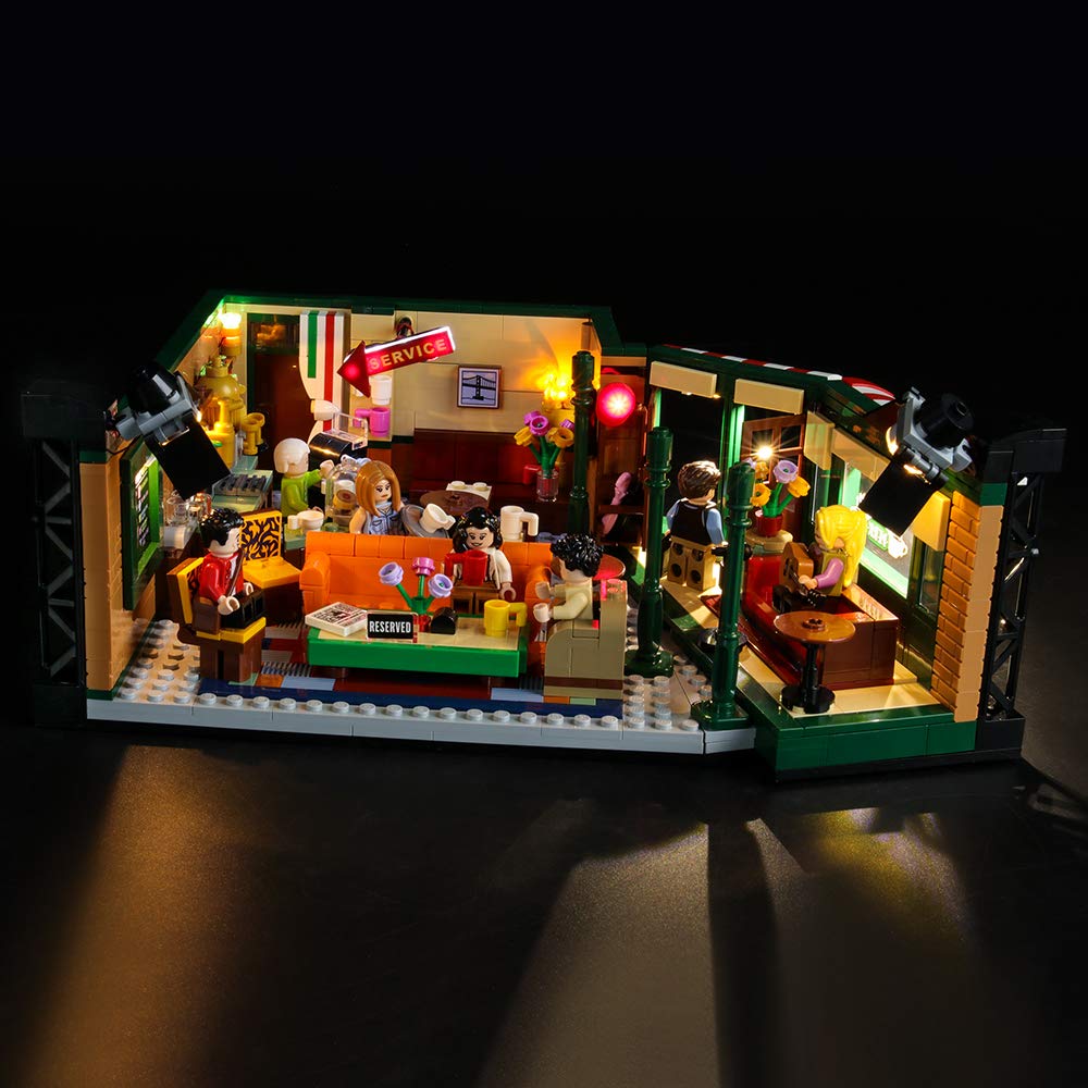 BRIKSMAX Led Lighting Kit for LEGO Friends Central Perk,Compatible with LEGO 21319 Building