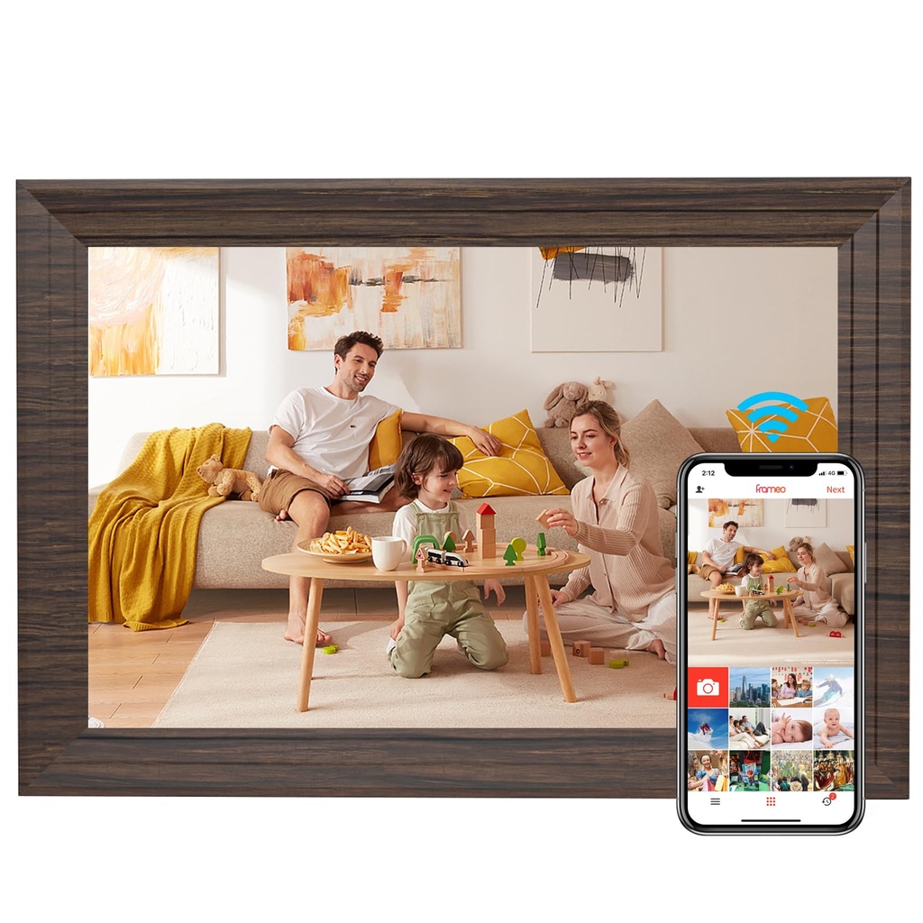 Aorpdd 10.1 Inch WiFi Cloud Digital Photo Frame, 1280 * 800 Resolution 16:10 HD
