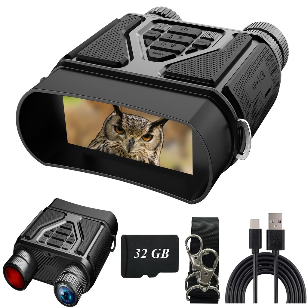 Night Vision Goggles Night Vision Binoculars for Total Darkness,Best Gifts for Men Him Dad