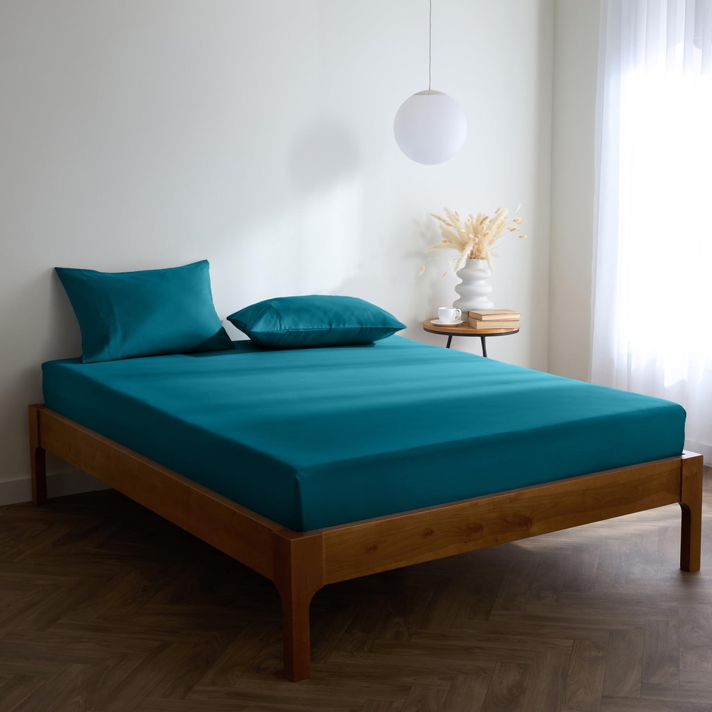 Mellanni Single Fitted Sheet - All Around Elastic - 30 Cm Deep - Ultra Soft Brushed Microfi