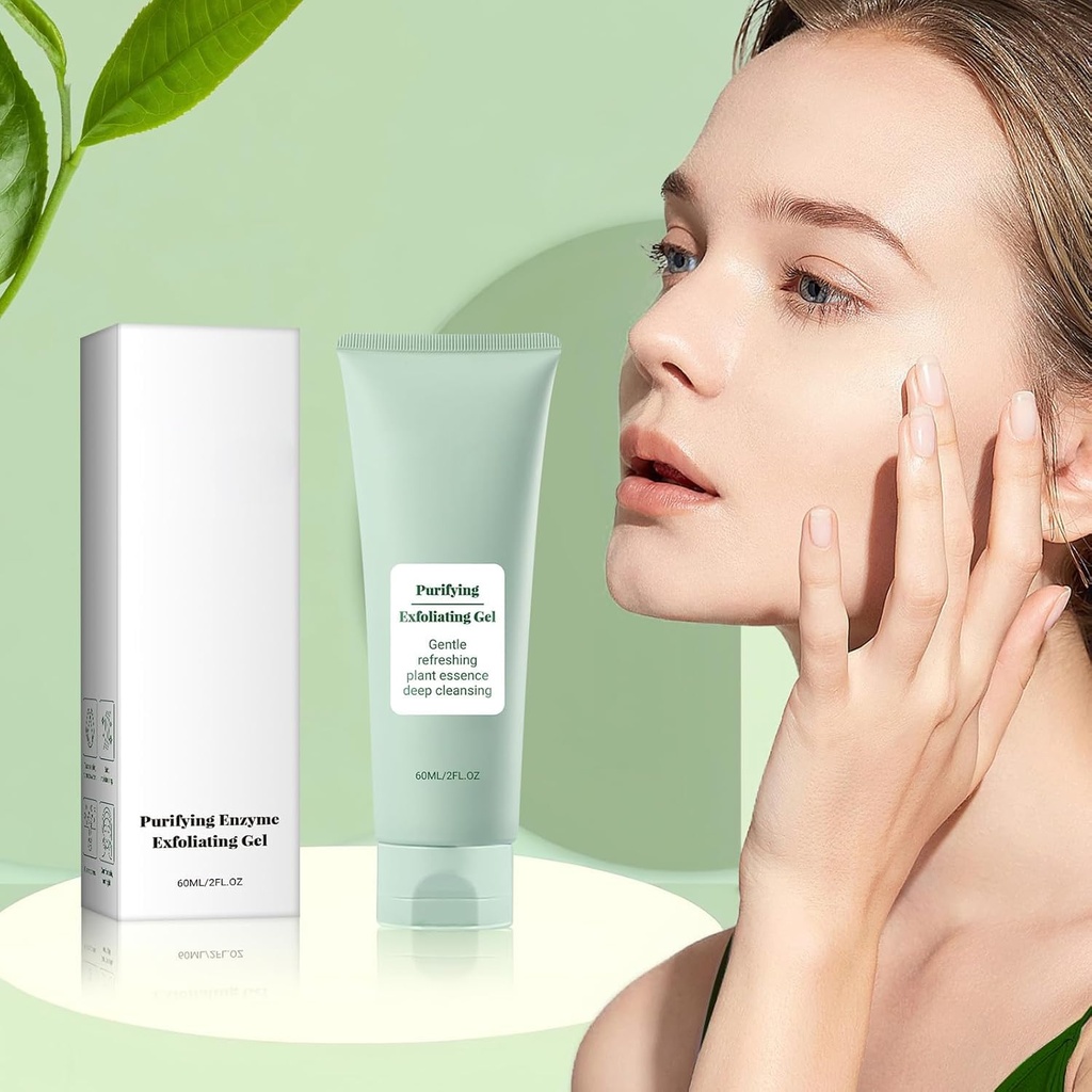 Tseriact Deep Cleansing & Purifying Exfoliating Gel - Face & Body Scrub with Moisturizing 1