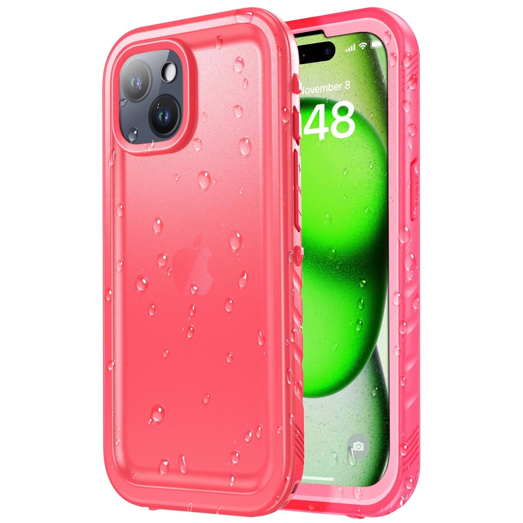 SPORTLINK for iPhone 15 Plus Case Waterproof - Shockproof Heavy Duty Front and Back Cover [