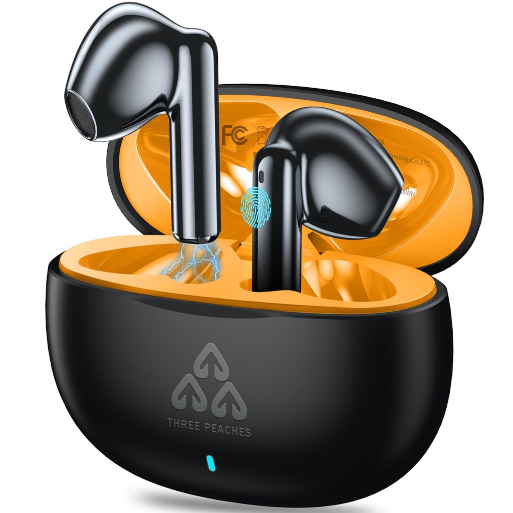 THREE PEACHES Ear Buds Wireless Earbud Bluetooth & In-ear Headphones - Wireless Ear Buds wi