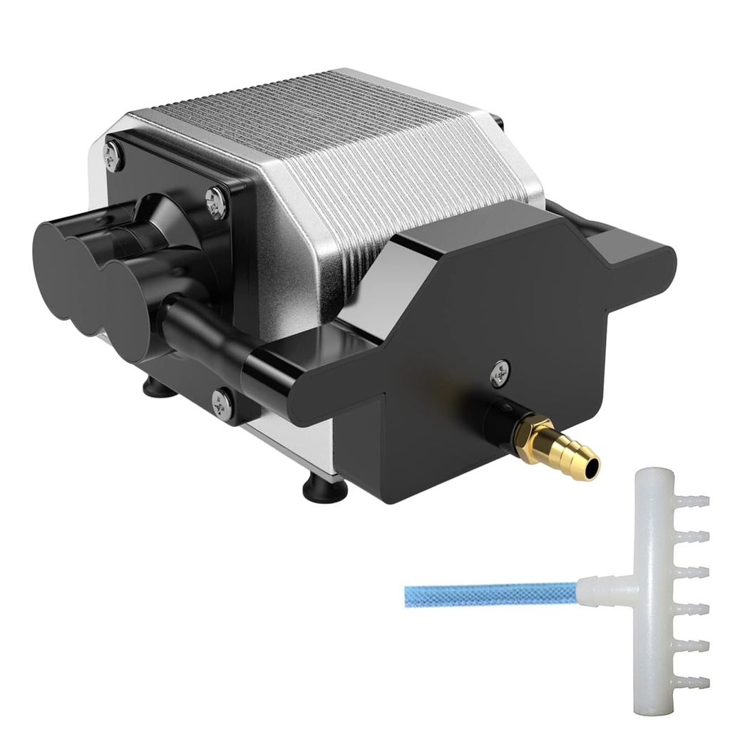 LIROPAU Air Assist, Laser Air Assist Pump for Laser Cutter and Engraver, Adjustable Air Flo