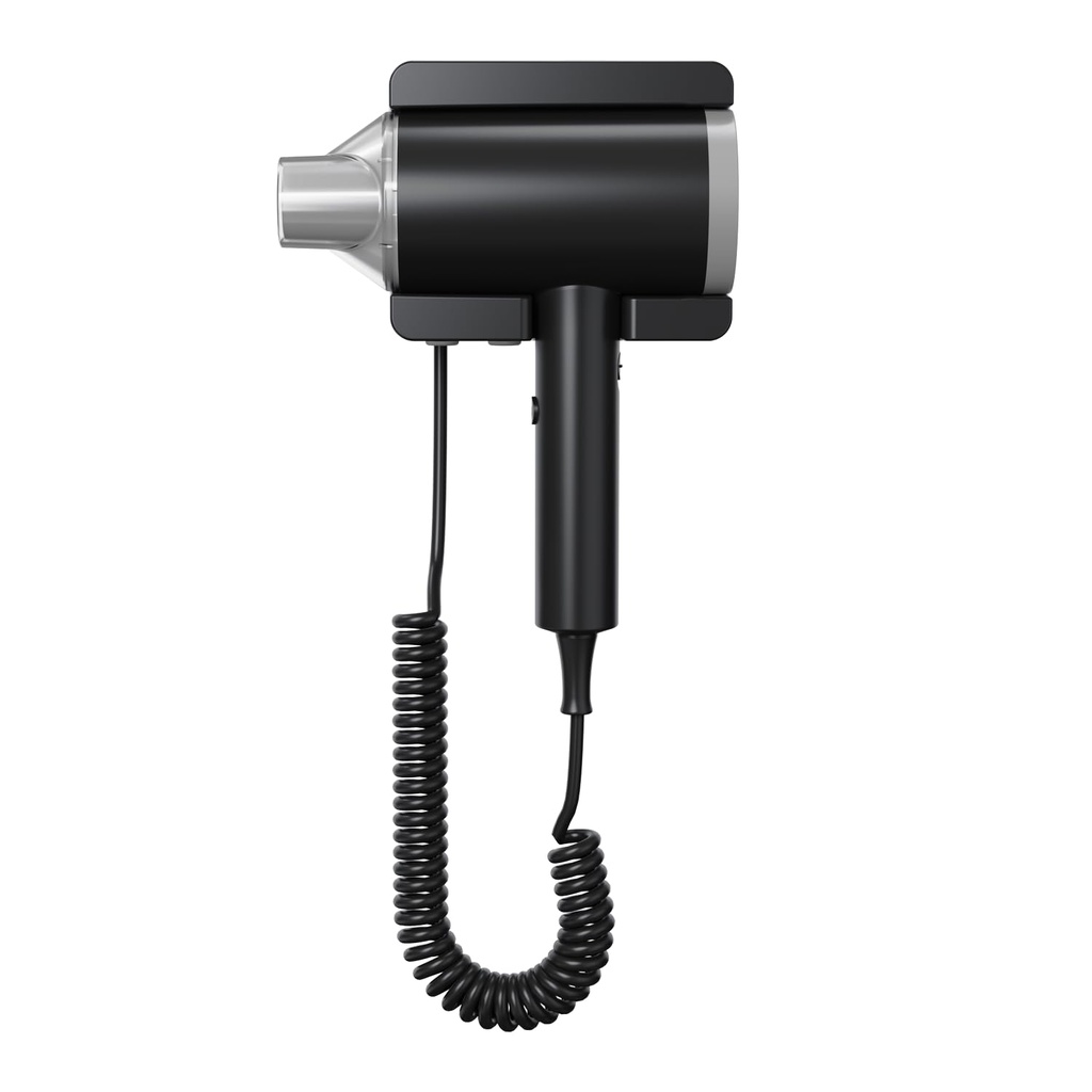 RYing Powerful 1875W Wall-Mounted Hairdryer with Safety Switch,Elegant Hair Dryer with Stan