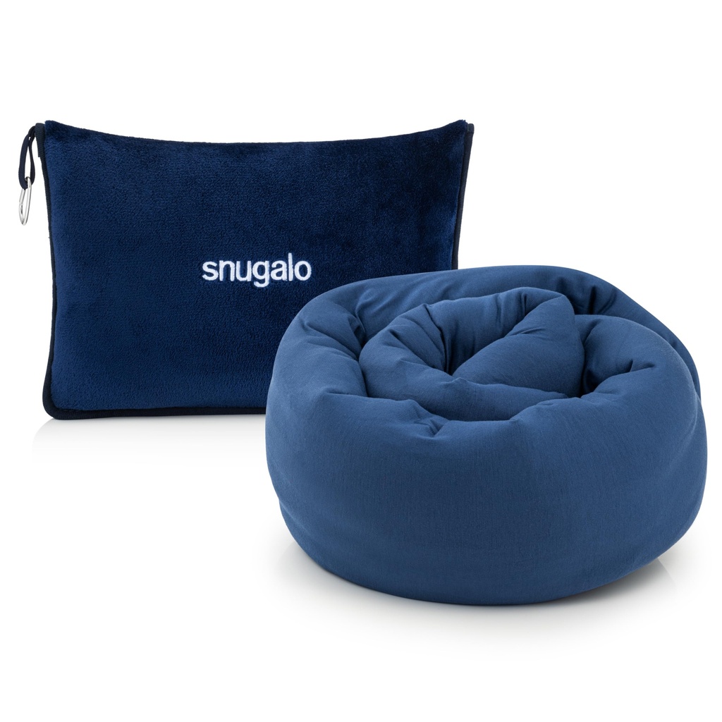 Snugalo Travel Pillow- 2 in 1 Probably the most versatile travel pillow in the world ! Ultr
