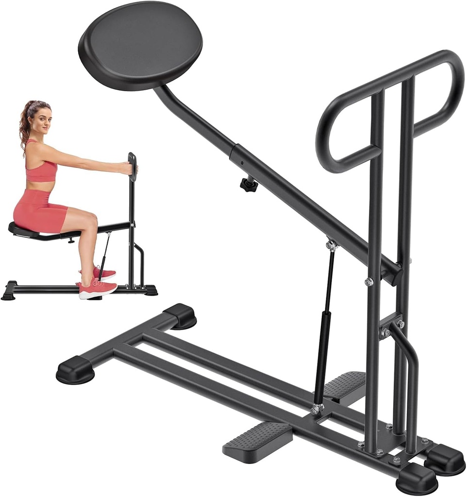 Kipika Squat Machine - Home Gym Workout Equipment for Total-Body Fitness - Low Impact Glute