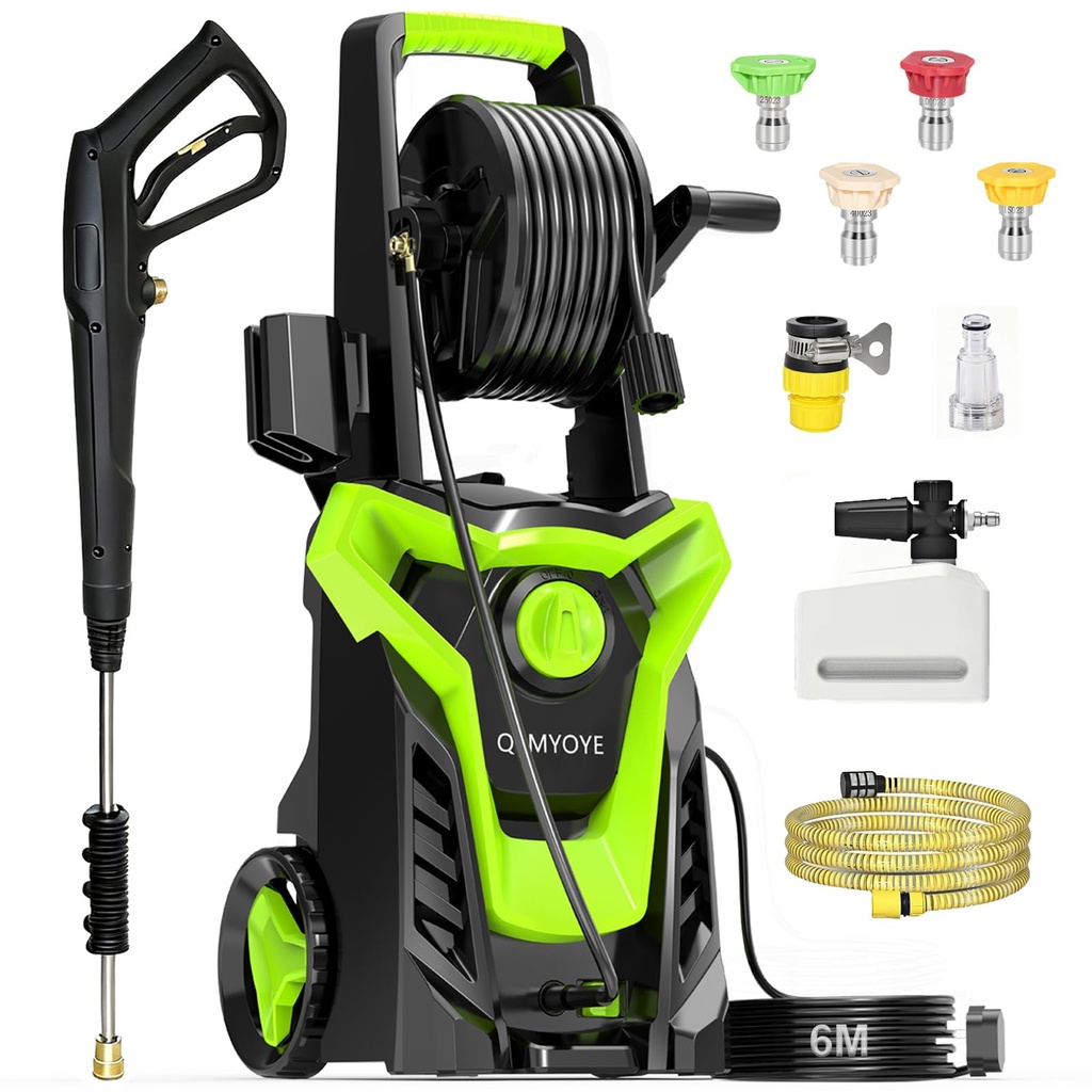 Pressure Washers, 2000W 160Bar High-Pressure 540L/H Flow Rate Jet Washers/Pressure Washers