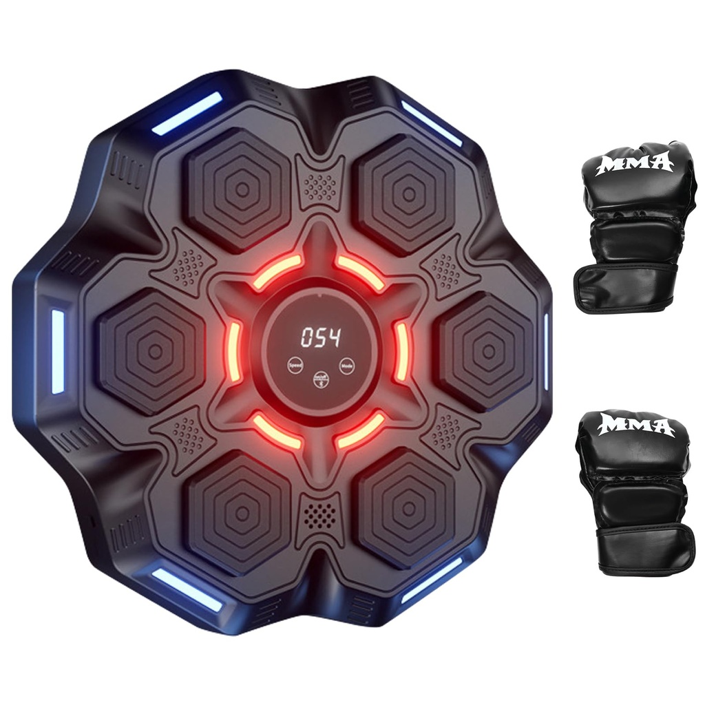 Music Boxing Machine with for Adults or Kids, Wall Mounted Smart Musical Boxing Machine wit