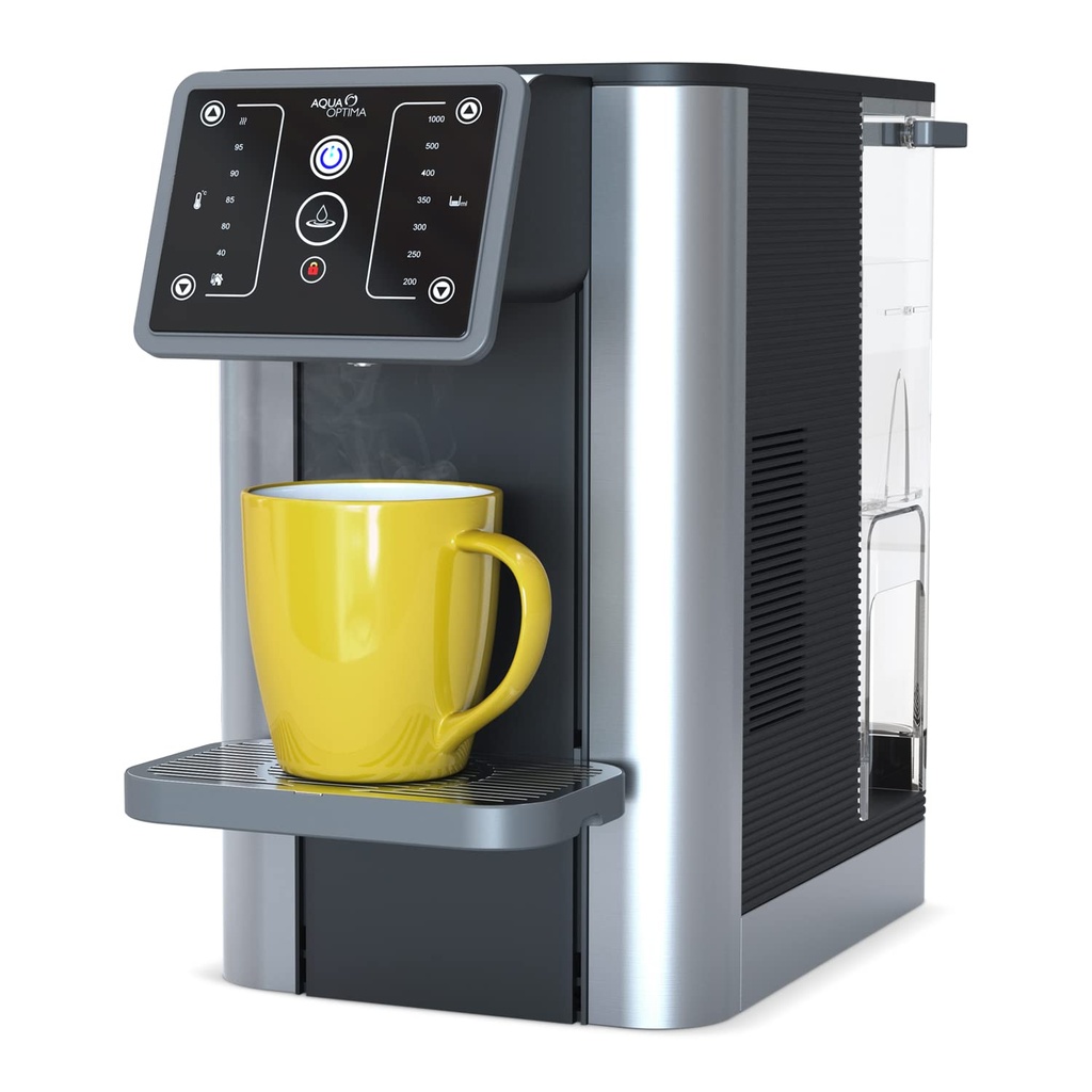 Aqua Optima Aurora Instant Hot & Ambient Filtered Water Dispenser - Reduces Limescale, Micr