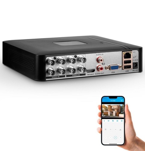 A1008lme 8CH CCTV MINI SECURITY DVR / NVR 5MP ANALOG HD IP P2P