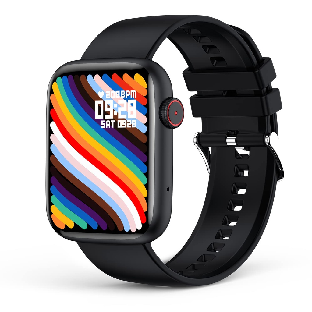 Smart Watch For Men Women with Bluetooth call Answer/Dail,1.85'' HD Full Touch Screen Fitness