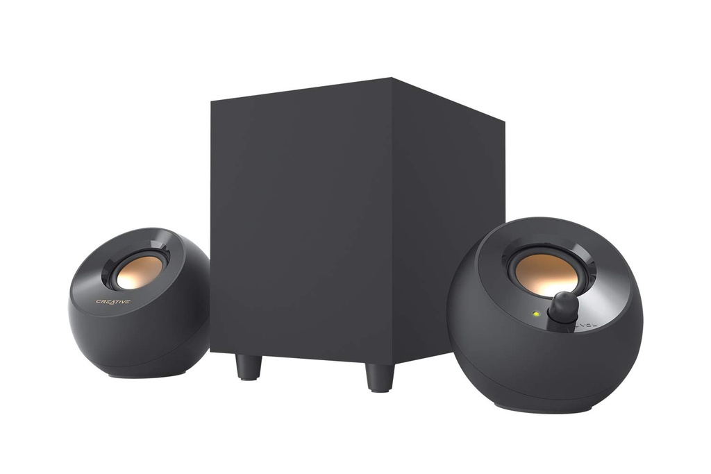 CREATIVE Pebble Plus 2.1 USB-Powered Desktop Speakers with Powerful Down-Firing Subwoofer