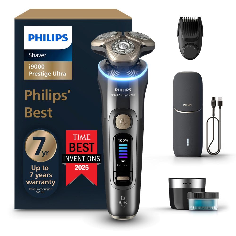 Philips Shaver i9000 Prestige Ultra, Wet & Dry Electric Shaver
