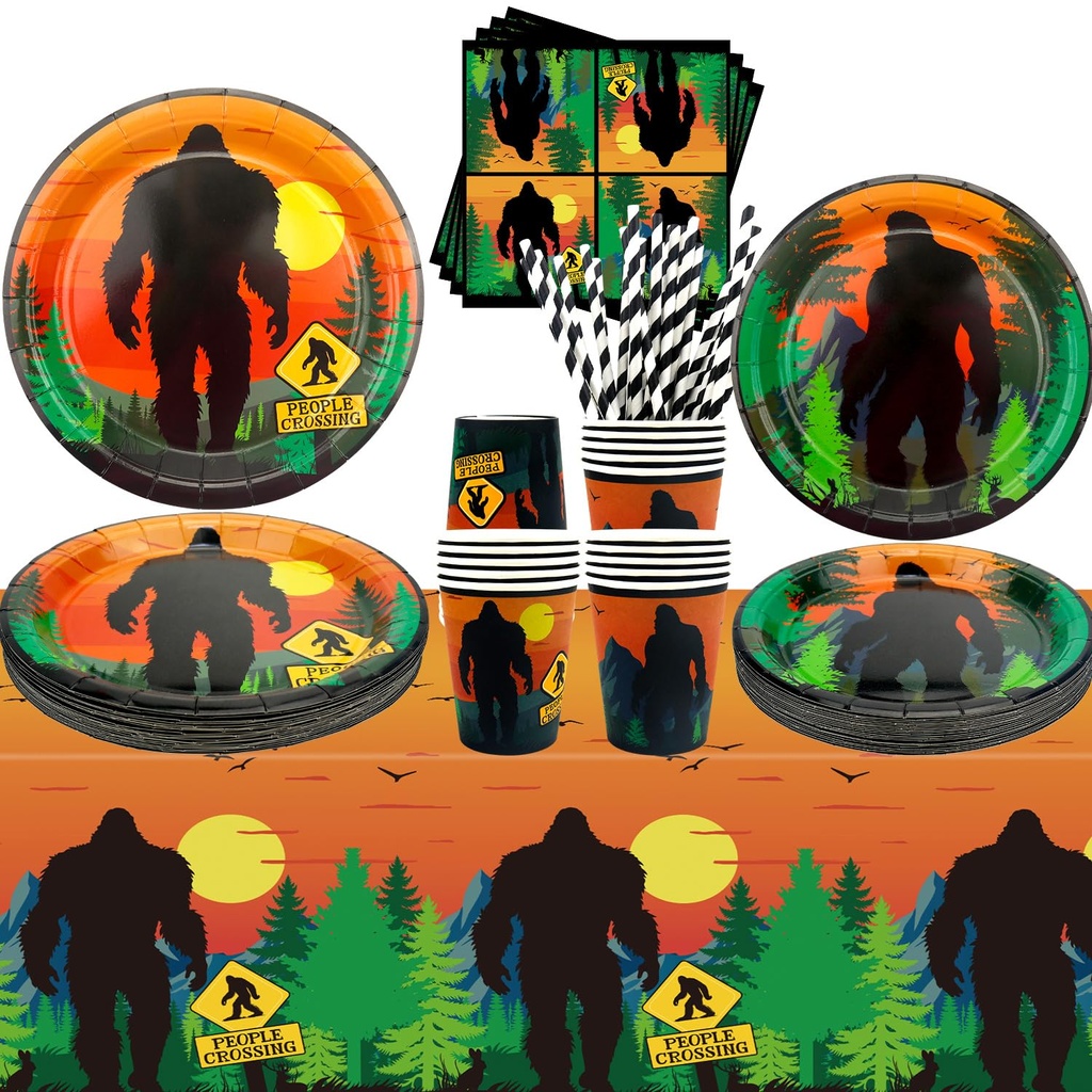 Party Supplies - Party Tableware - Dinner Plates Desserts Plates Cups Napkins Tablecover St