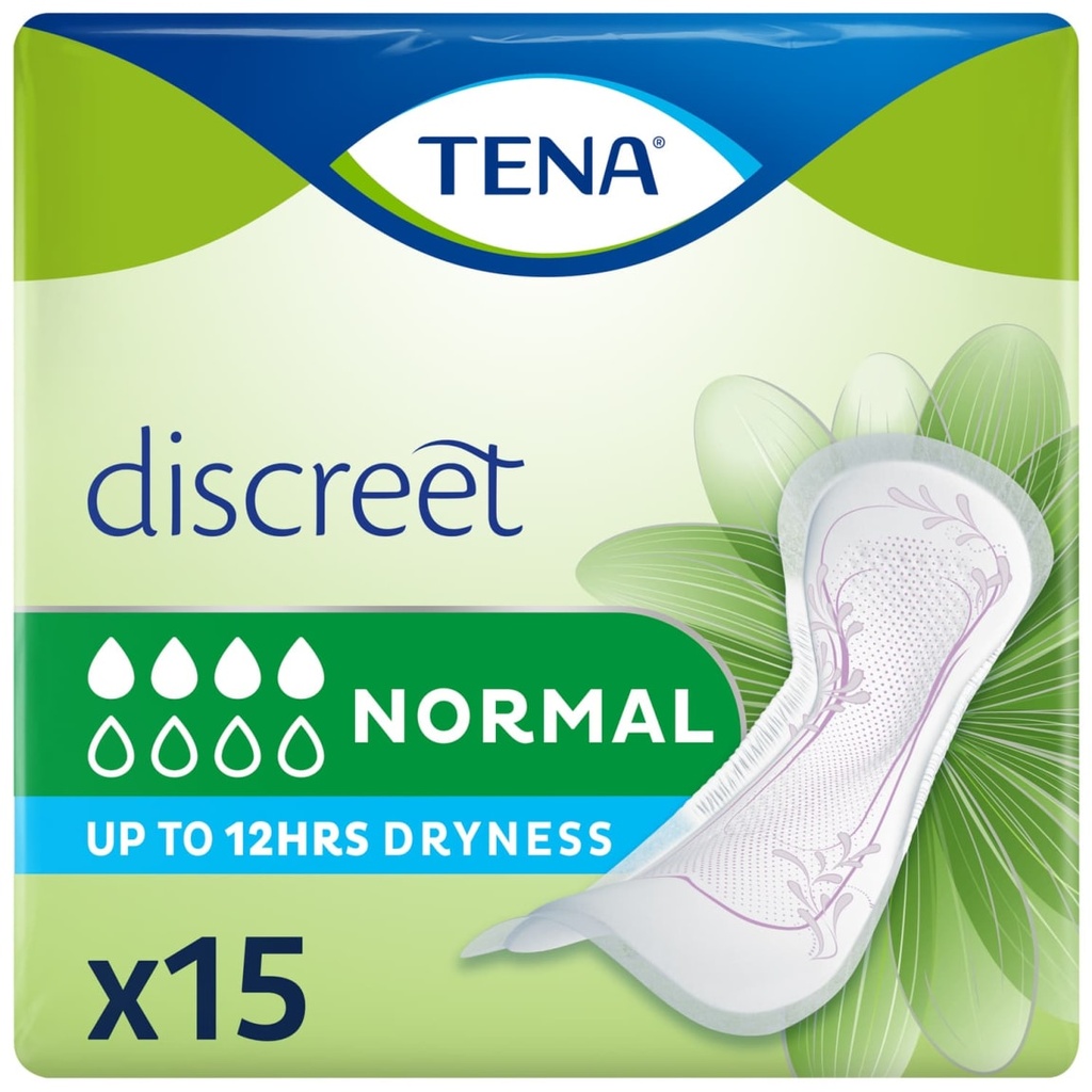 Tena Discreet Normal x15 Pads