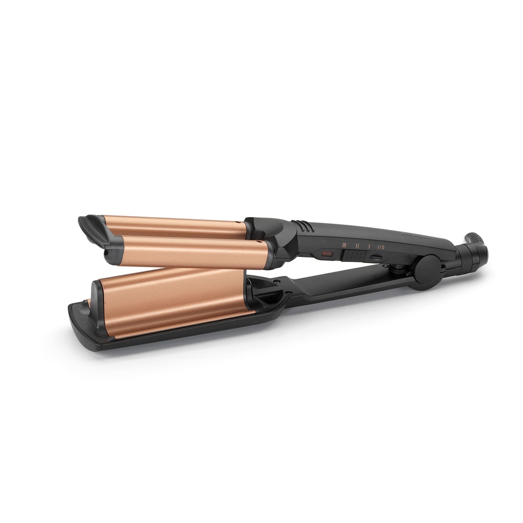 BaByliss Deep Waves Hair Waver – Ceramic Coated Barrel, 3 Heat Settings