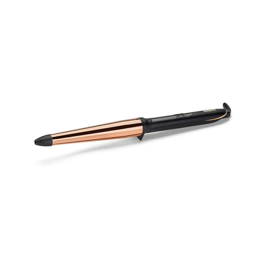 BaByliss Titanium Brilliance Conical Curling Wand 32-19mm - Professional Hair Curler for Loose Curls & Soft Waves