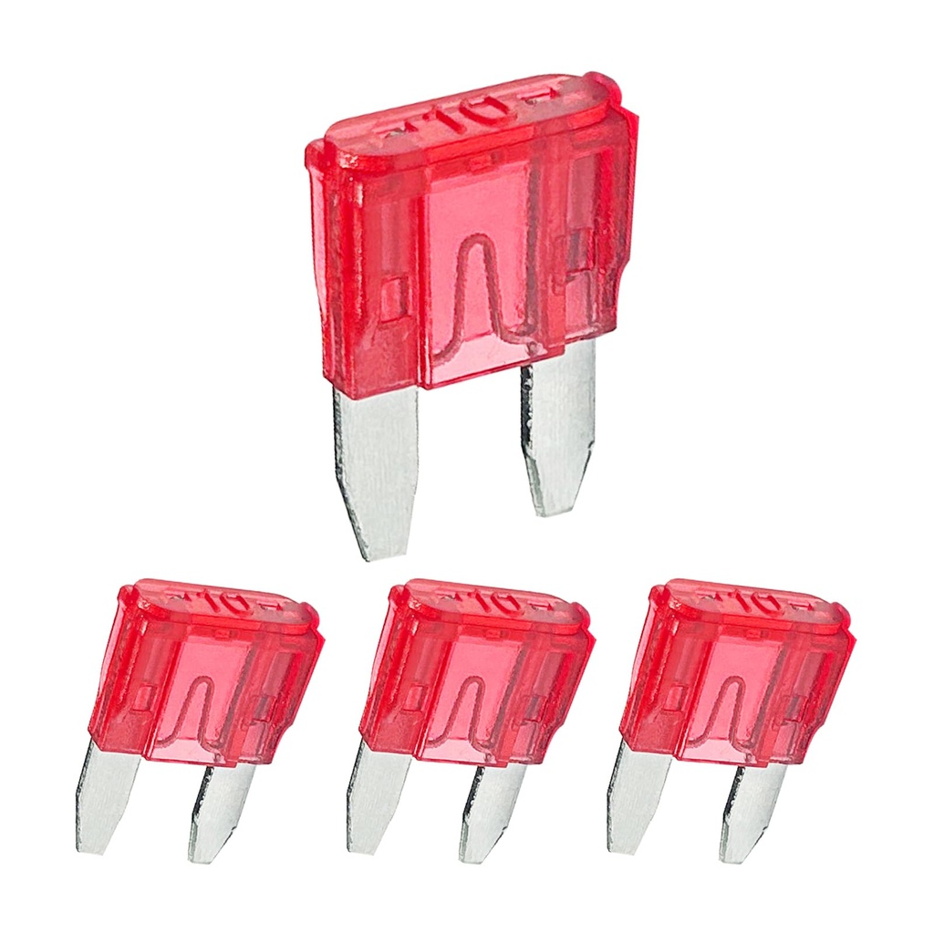 10 Pcs 10A Blade Fuse Flat Fuses