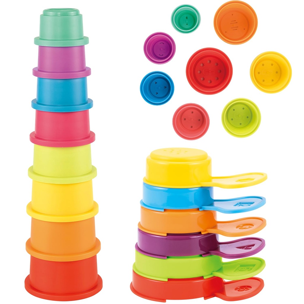 Bath Toys for 1 2 3 4 Year Olds - 14 PCS Mould Free Bathtub Water Toys with Color & Shape 