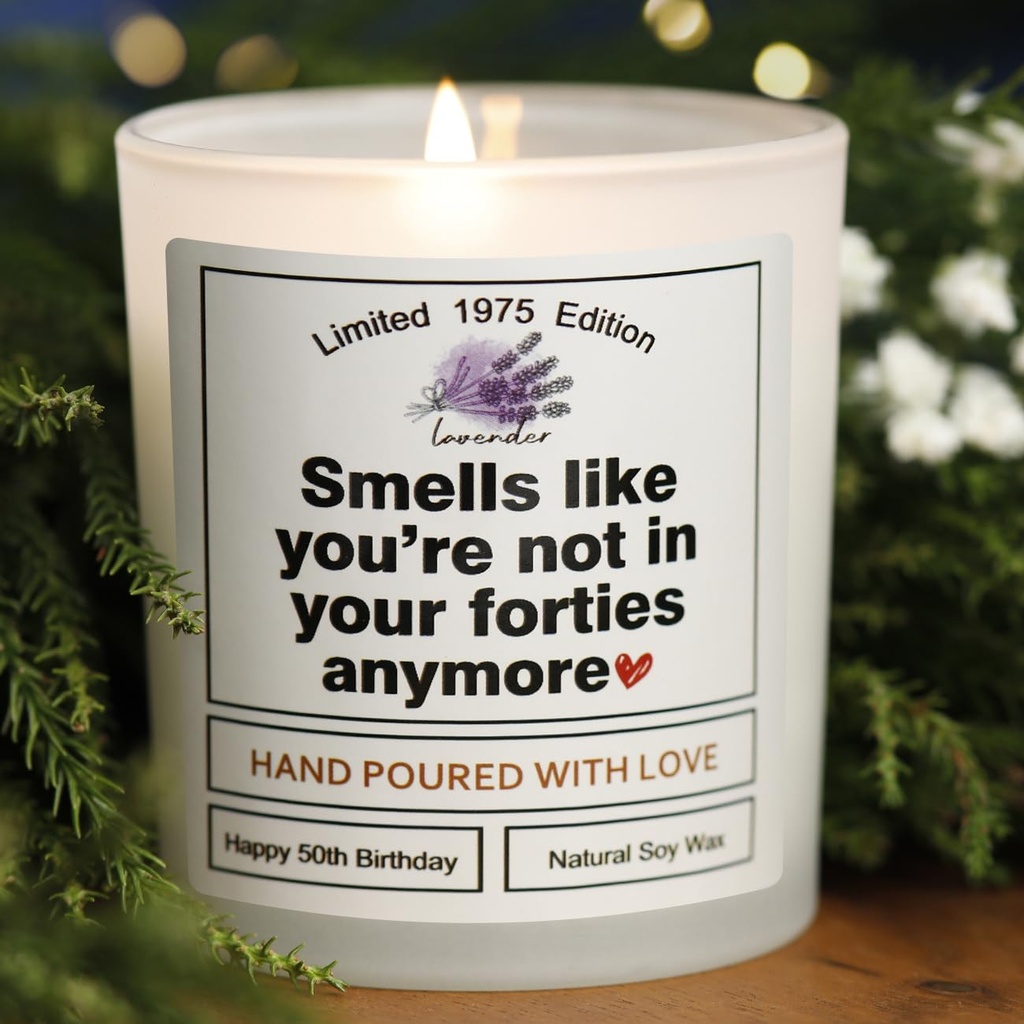 Gifts for Women, Men Card 50th candle 