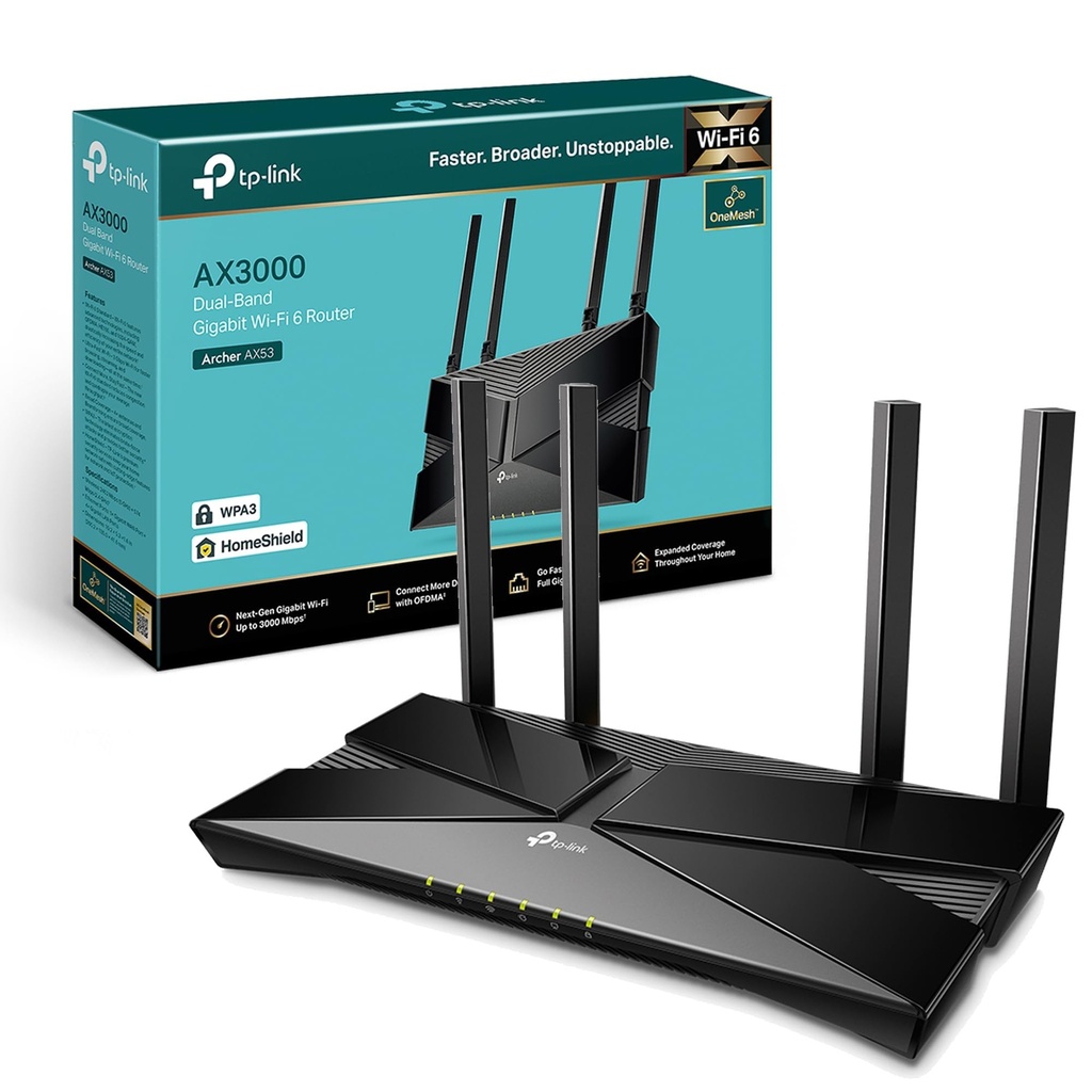 TP-Link Archer AX53 AX3000Mbps Dual-Band WiFi 6 Router