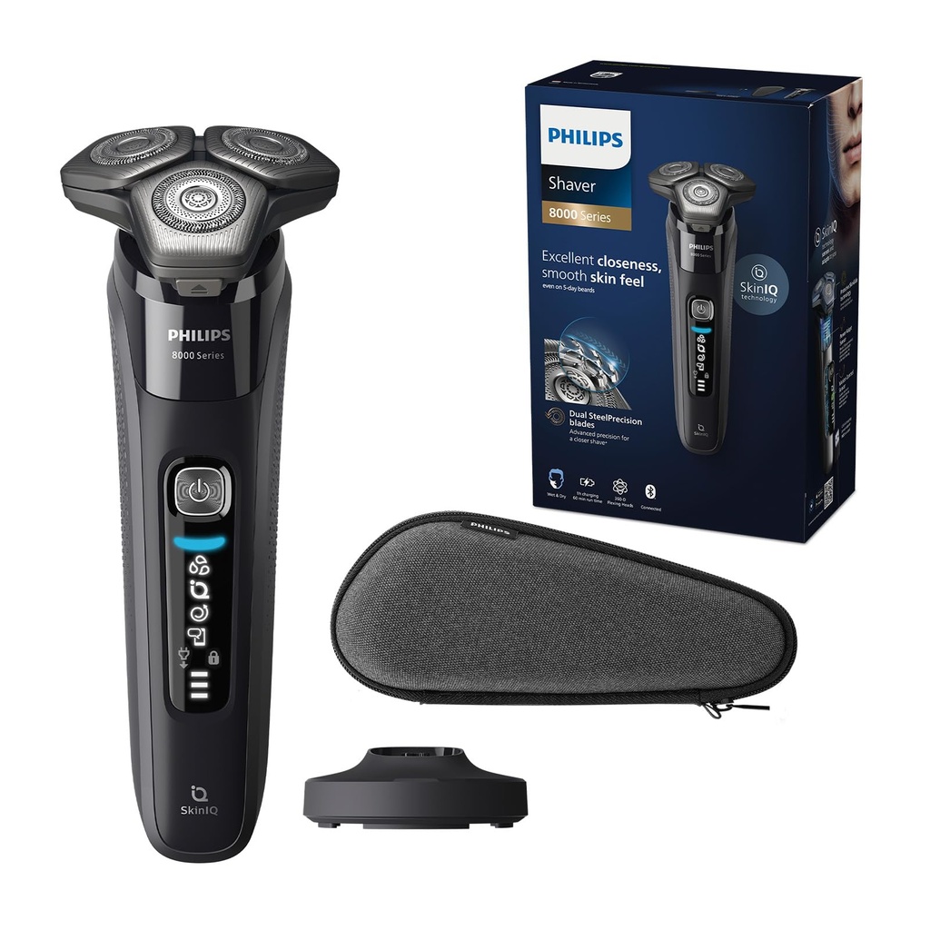 Philips Shaver Series 8000 Wet and Dry Electric Shaver for Men