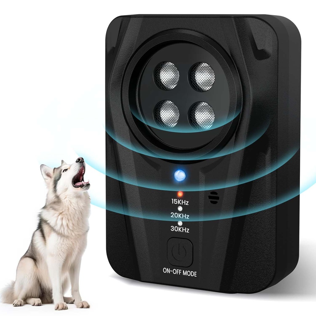 Anti Barking Device, 3 Adjustable Frequency Ultrasonic Dog Barking Deterrent Devices 