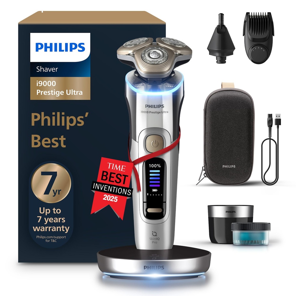 Philips Shaver i9000 Prestige Ultra, Wet & Dry Electric Shaver