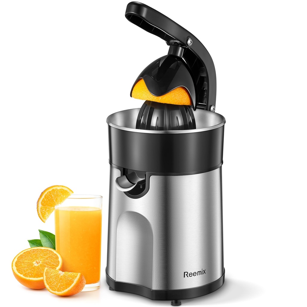 Electric Citrus Juicer, Easy Press Orange Juice Squeezer for Orange, Lemon, and Grapefruit