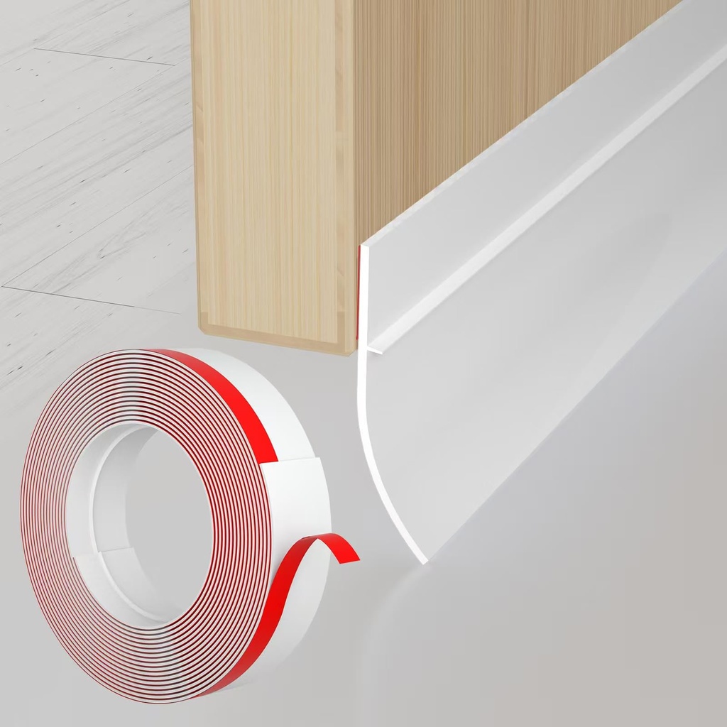 Draft Excluder Door Seal Strip 236 Inch/6M Seal and Save Tape Frame Draught Stopper Clear S