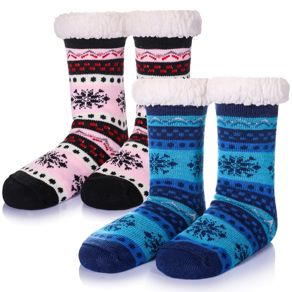 SEEYAN Slipper Fluffy Socks Womens Bed Cosy Christmas Thick Fleece Winter Warm Socks Comfy