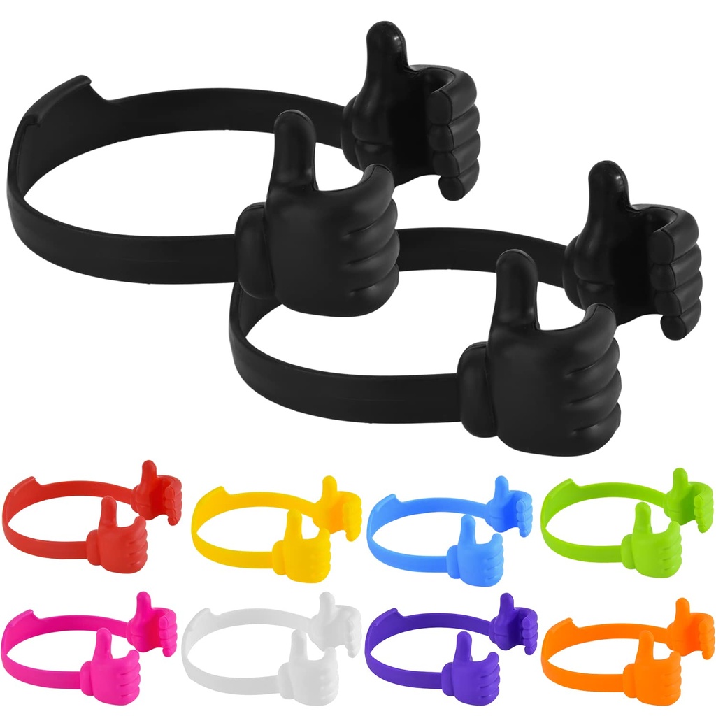Maudzlan Phone Stand Holder 2 Pcs Thumbs Up Lazy Hand Arm Finger Holder Novelty Portable De