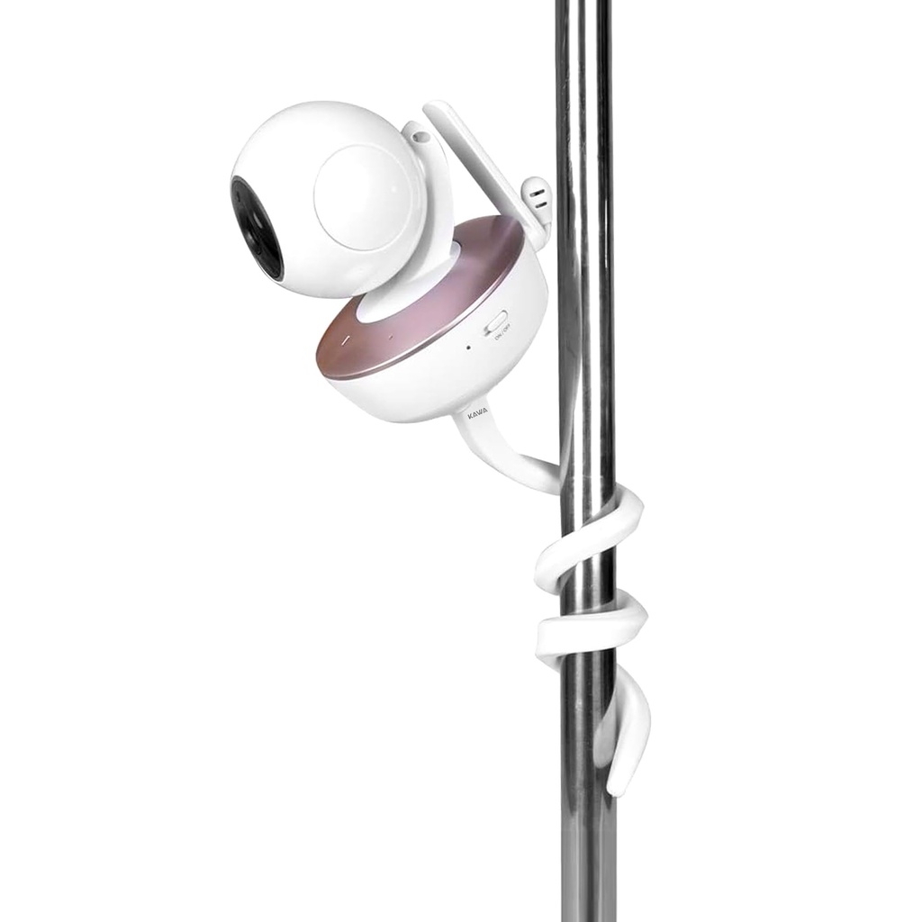 KAWA Baby Monitor Mount, Universal Baby Monitor Mount for Crib, Flexible Baby Monitor Holder