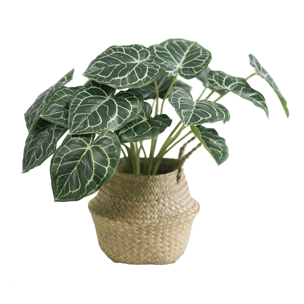 VerdantCharm Artificial Anthurium Plant 46cm in Pot | Indoor Faux Greenery Decor | Realistic