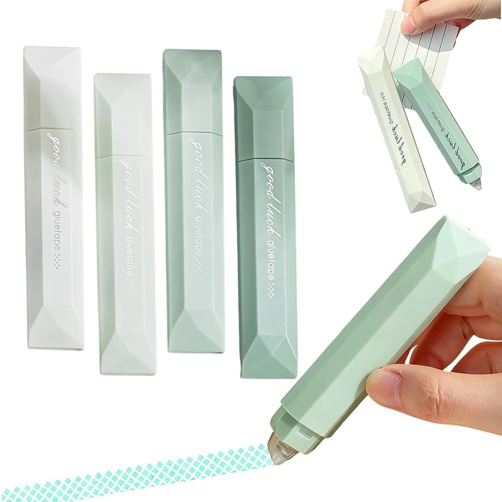 4Pcs Double Sided Tape Pens, 2025 New Multipurpose Double Sided Tape Roller for Scrapbookin