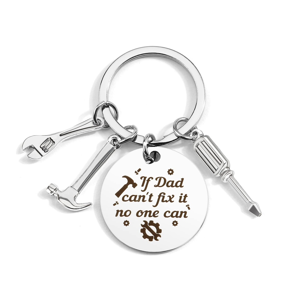 Hoosmoon Funny Dad Gifts From Daughter Son - Keyring for Father's Day, Birthday, or Any Occ