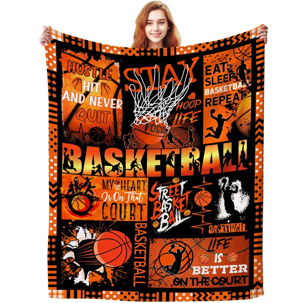 ZABAOBO Bowling Blanket Gifts for Bowling Lovers,Bowls Accessories Bowler Throw Blankets Sp