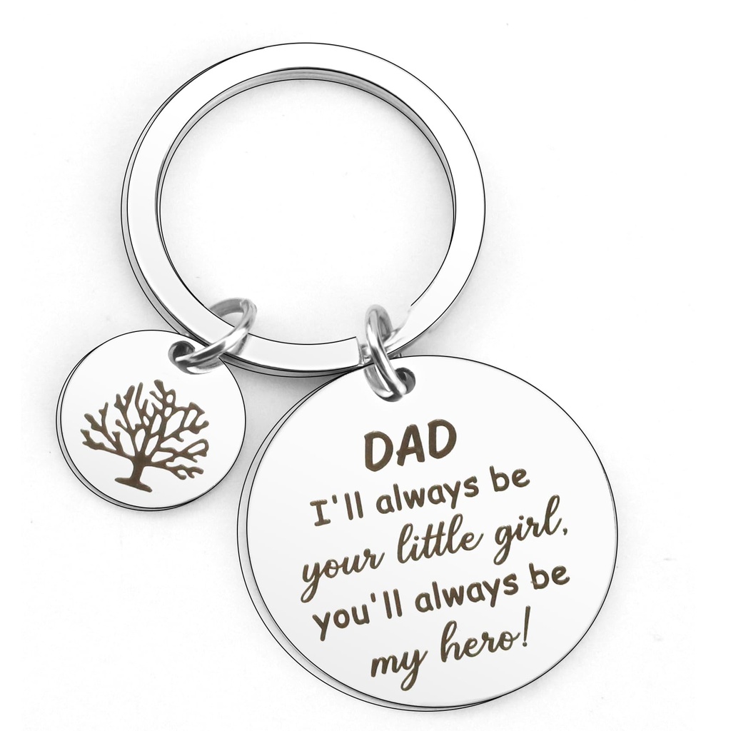 Dad Keyring - Perfect Valentines and Birthday Gift With Stocking Fillers for Father's Day a