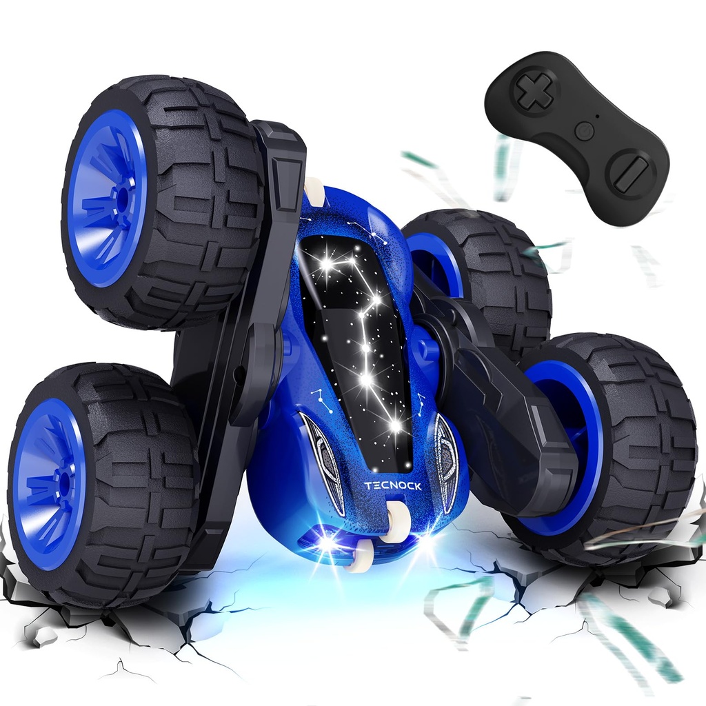 Tecnock 2025 Remote Control Cars with 2.4 Ghz Remote Control 360 Flip Stunts RC Car 