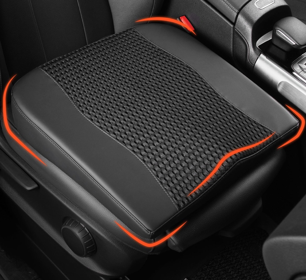 Lofty Aim Car Seat Cushion, Comfort Memory Foam Car Cushions for Driving - Sciatica & Lower