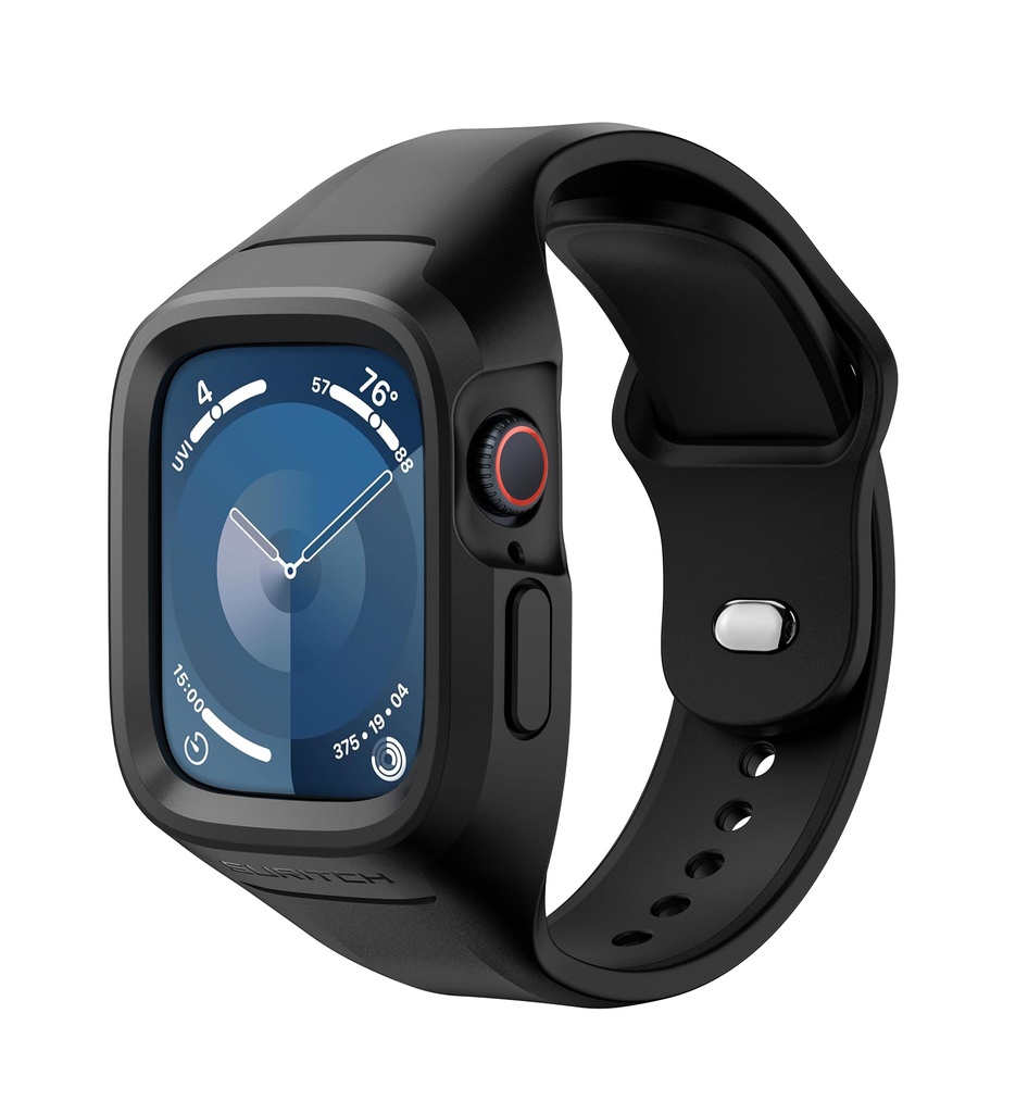 SURITCH Compatible with Apple Watch Strap 40mm 41mm Soft Silicone Adjustable Wristbands 