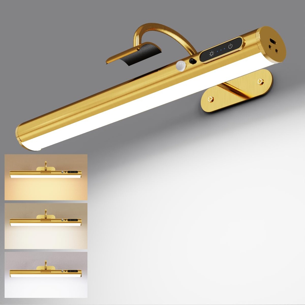 Yinglap Rechargeable Wireless Motion Sensor Picture Light, Battery Operated LED Picture Light